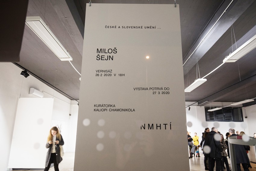 Vernisáž výstavy: Miloš Šejn - N M H T Í